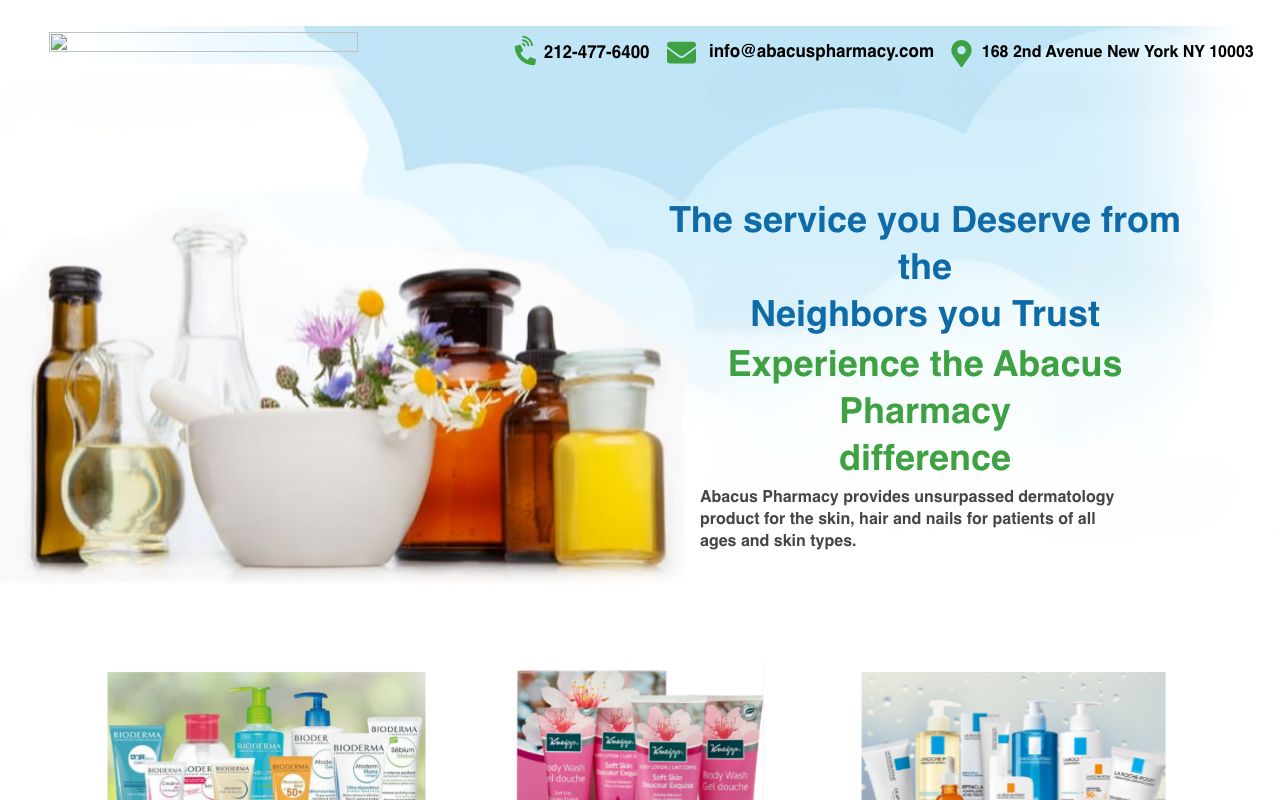 Abacus Pharmacy Plus — zrzut ekranu interfejsu