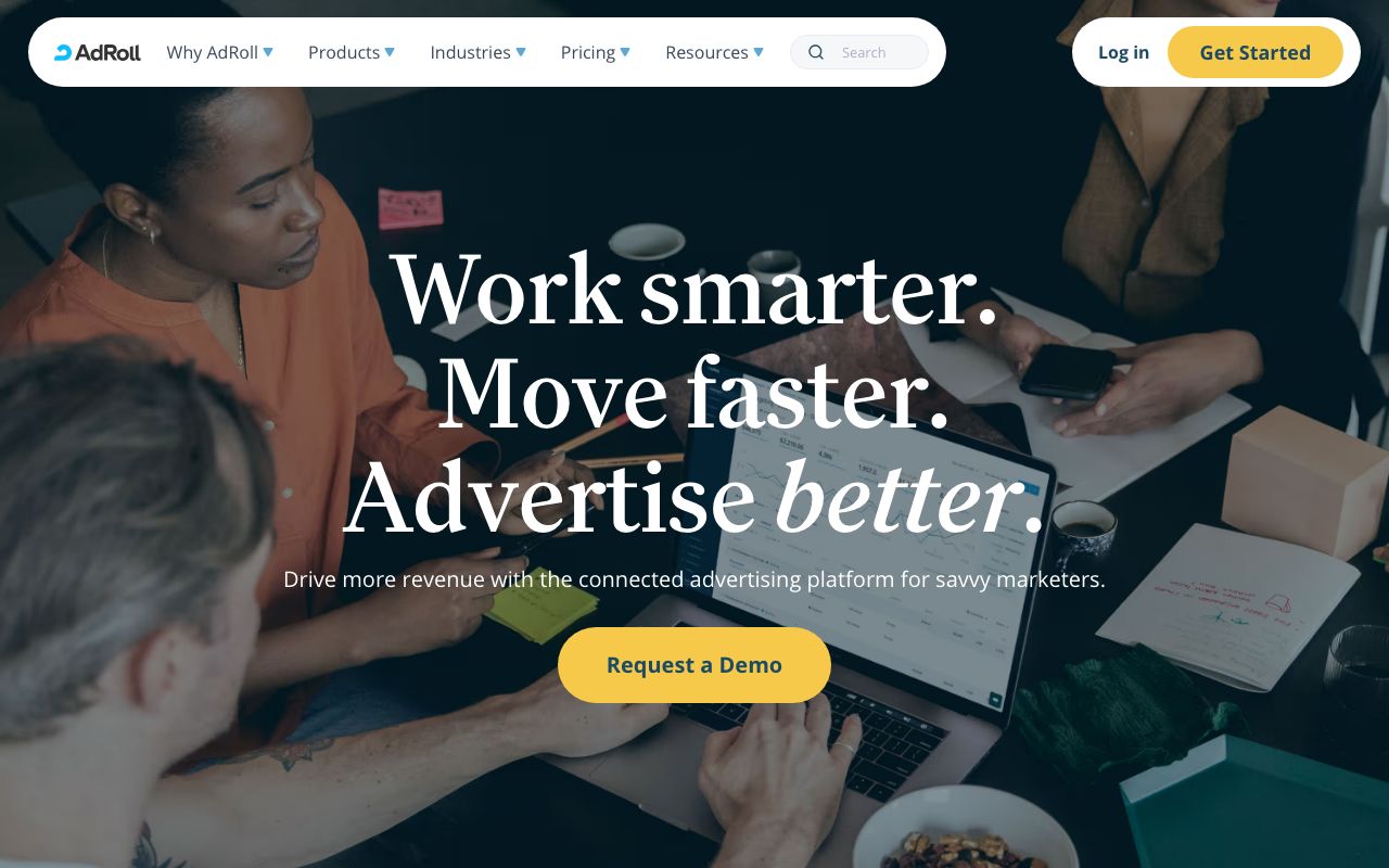 AdRoll. Verified Reviews, Pros & Cons — zrzut ekranu interfejsu