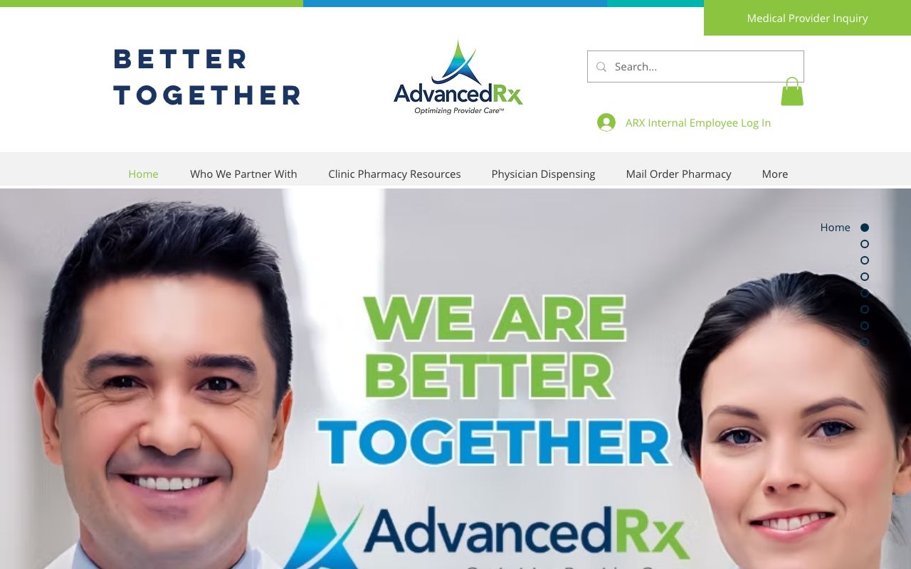 Advanced Rx — zrzut ekranu interfejsu