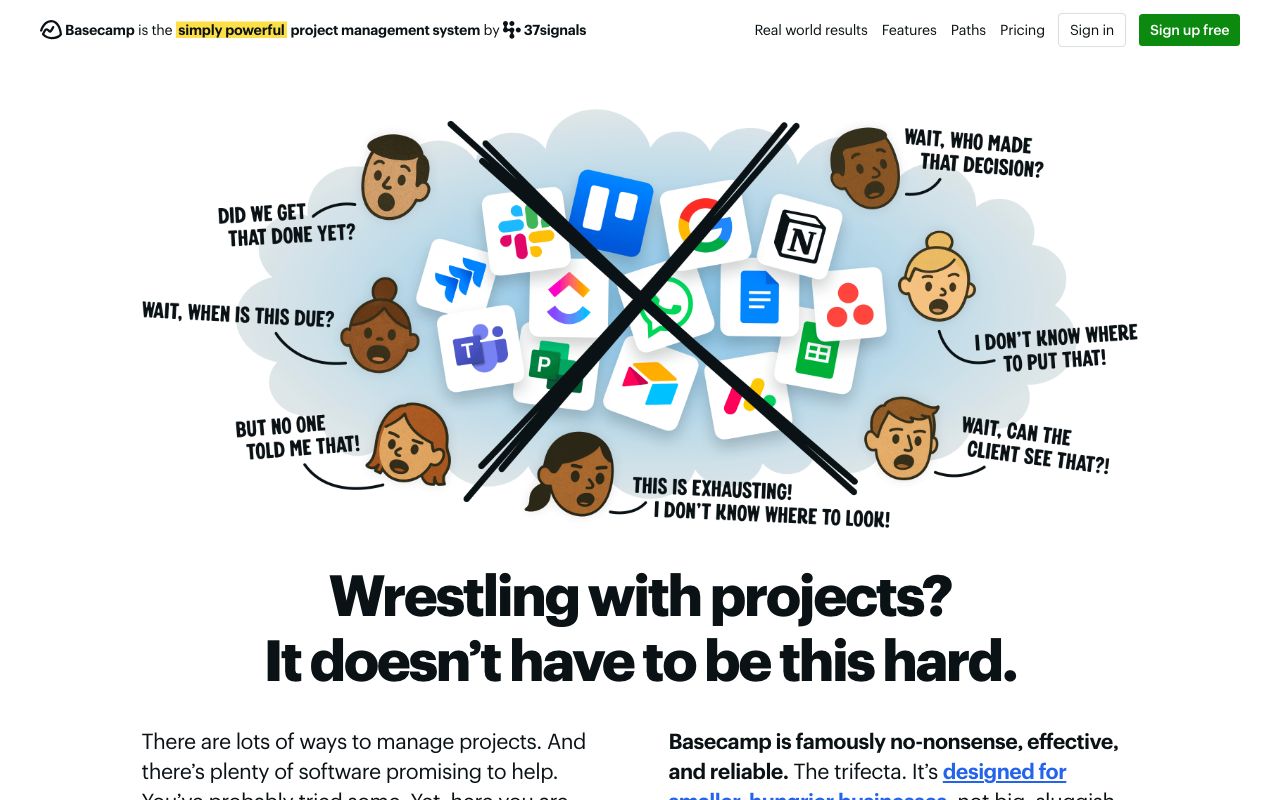 Basecamp Pricing: A Comprehensive Guide — zrzut ekranu interfejsu