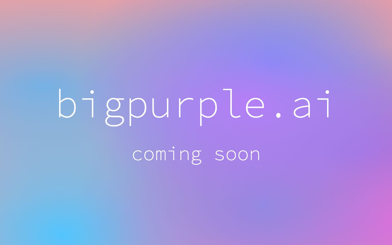 Big Purple Dot — zrzut ekranu interfejsu