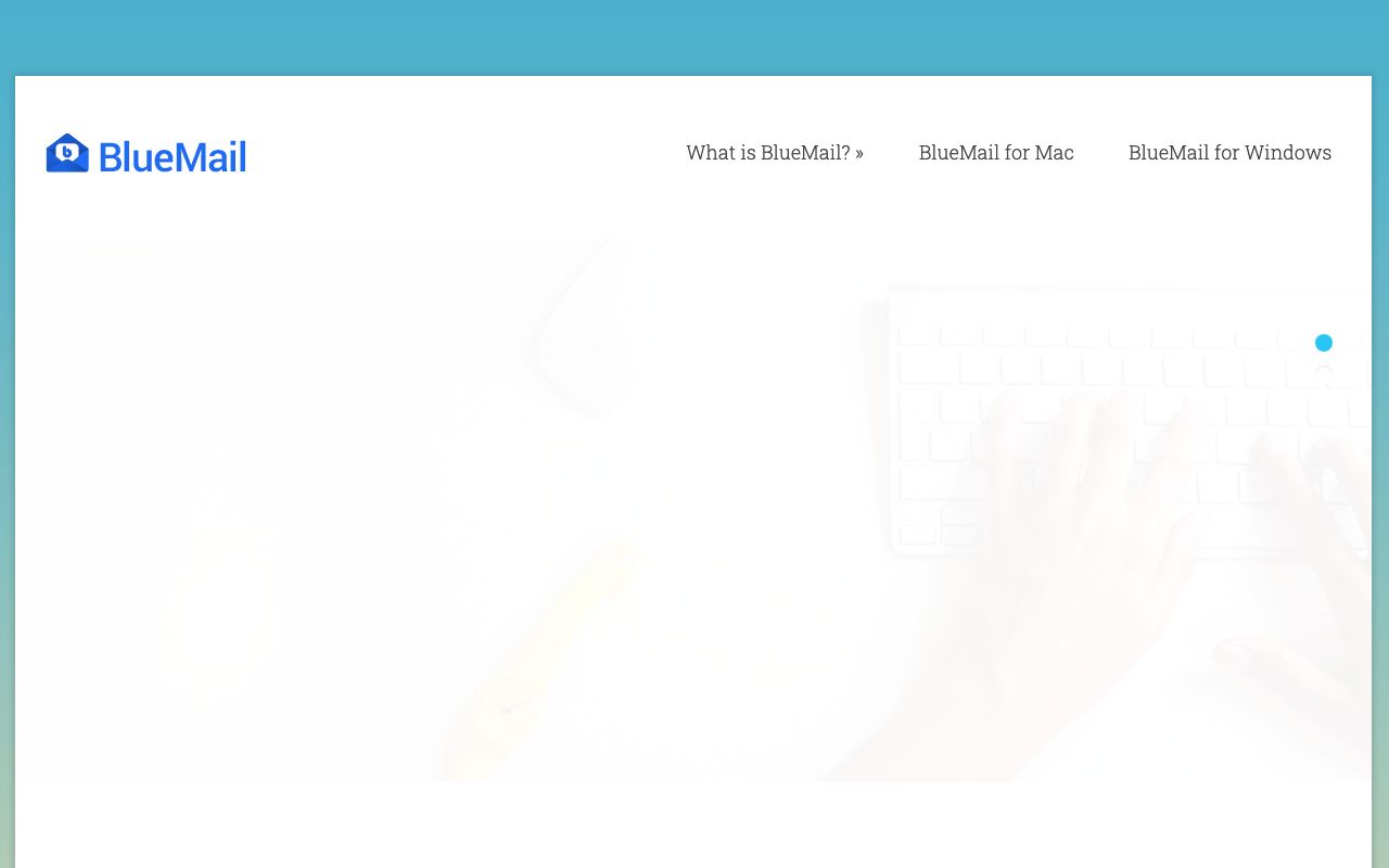 BlueMail Reviews, Pros and Cons — zrzut ekranu interfejsu