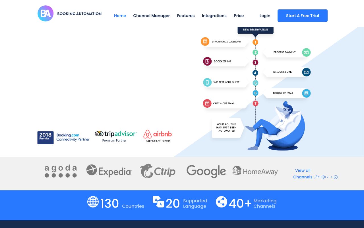 Booking Automation — zrzut ekranu interfejsu
