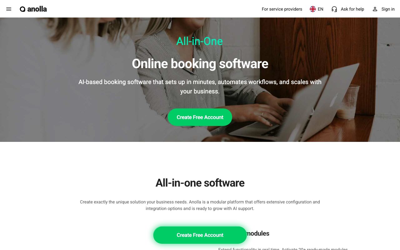 Booklux — zrzut ekranu interfejsu