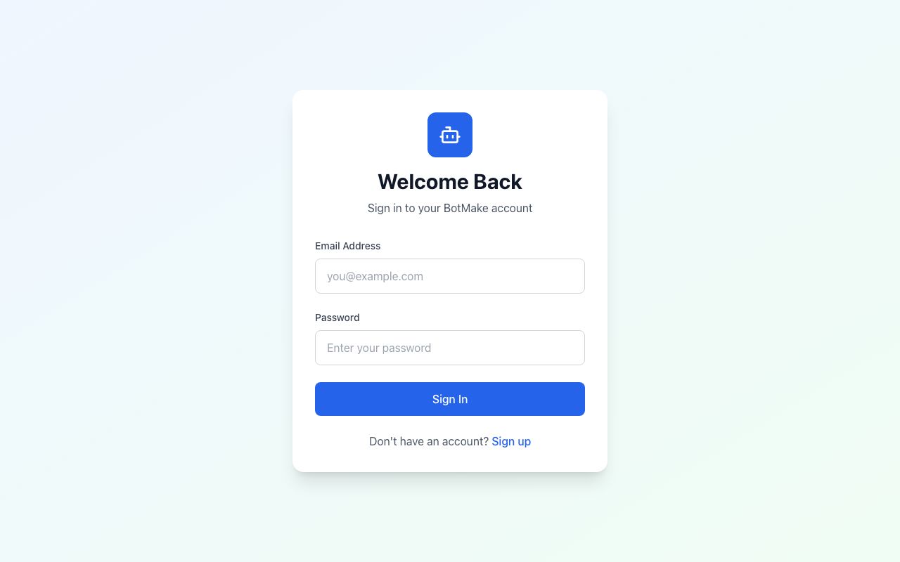 Botmake.io Pricing, Alternatives & More — zrzut ekranu interfejsu