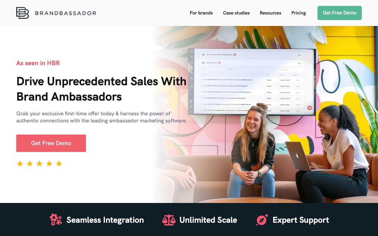 Brandbassador — zrzut ekranu interfejsu