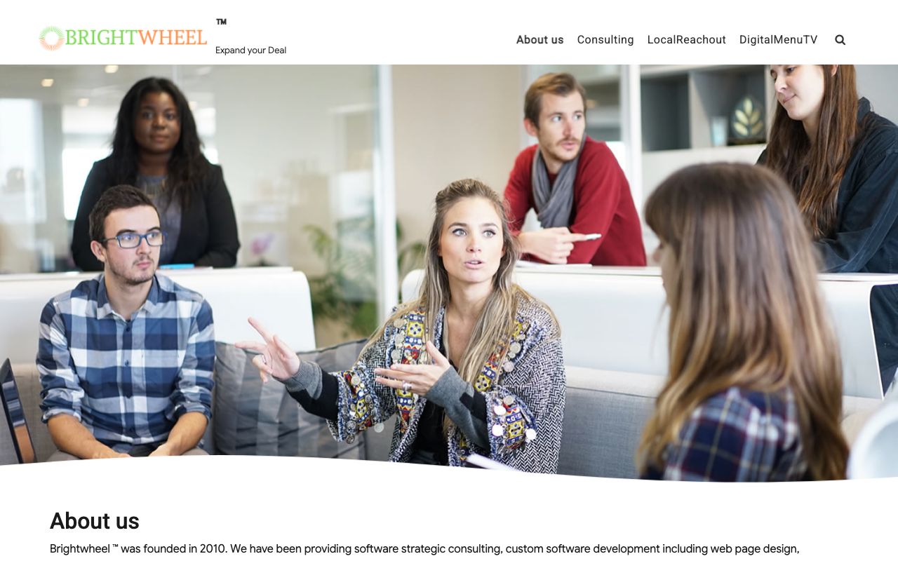 brightwheel — zrzut ekranu interfejsu