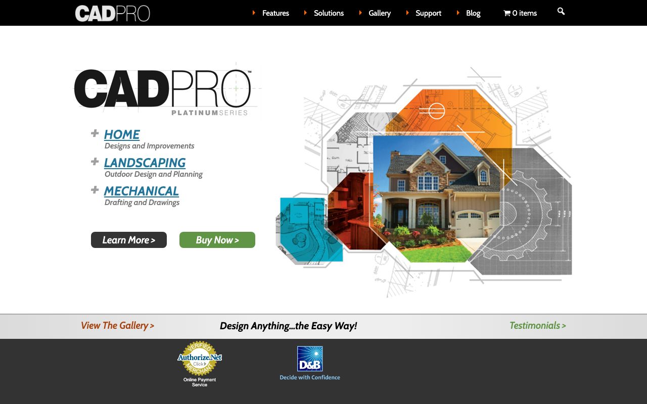 CAD Pro. Verified Reviews, Pros & Cons — zrzut ekranu interfejsu
