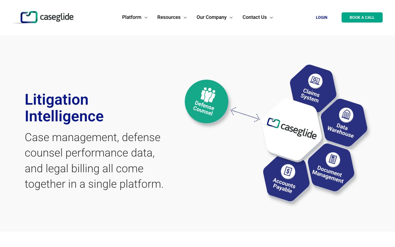CaseGlide — zrzut ekranu interfejsu