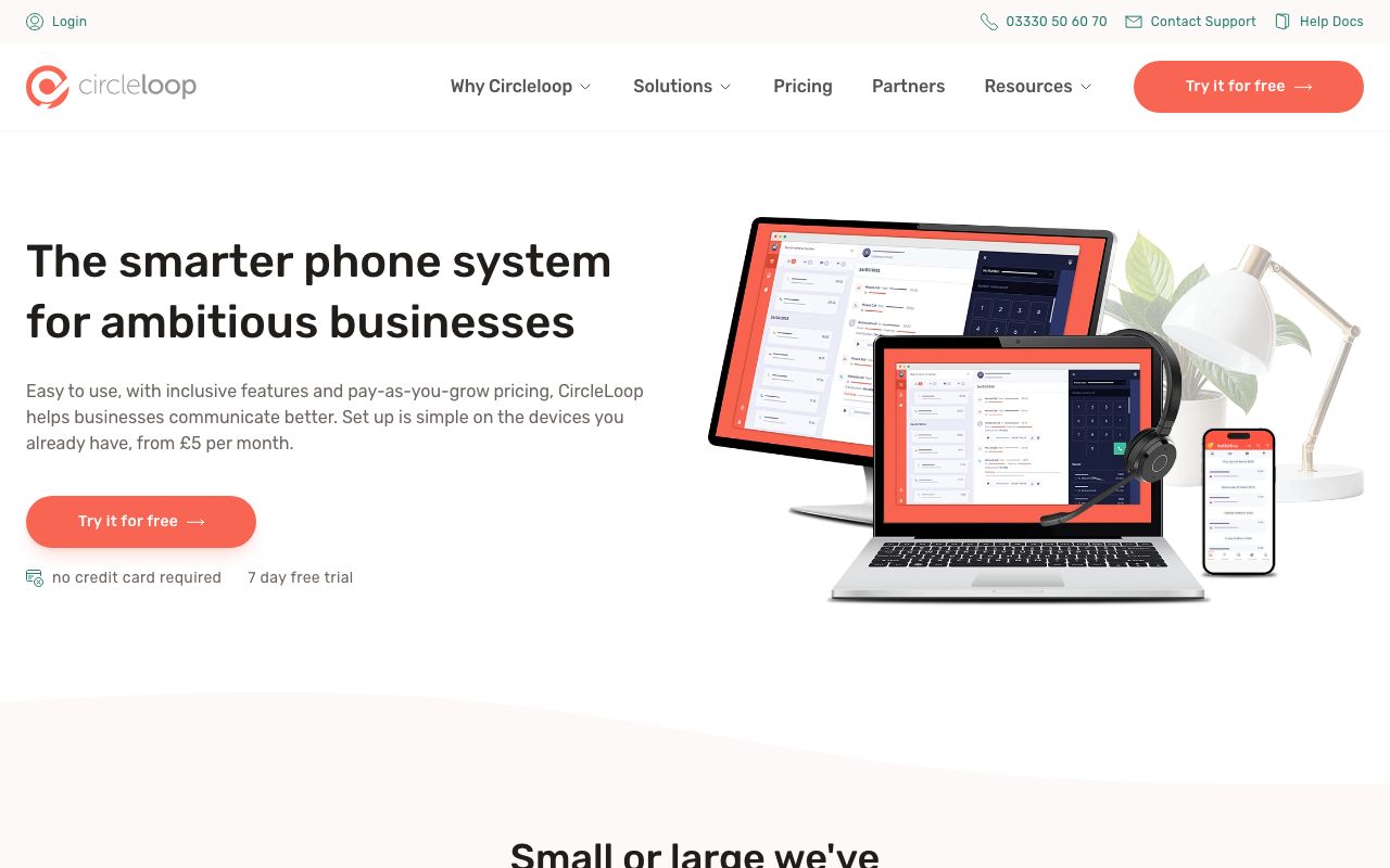 CircleLoop — zrzut ekranu interfejsu