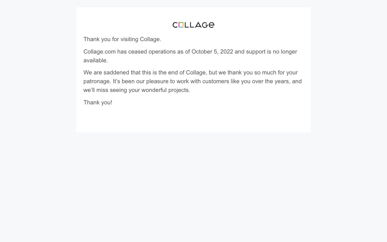 Collage HR — zrzut ekranu interfejsu