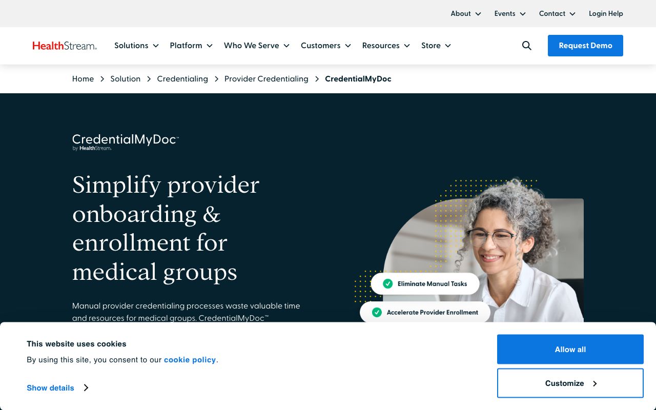 CredentialMyDoc — zrzut ekranu interfejsu