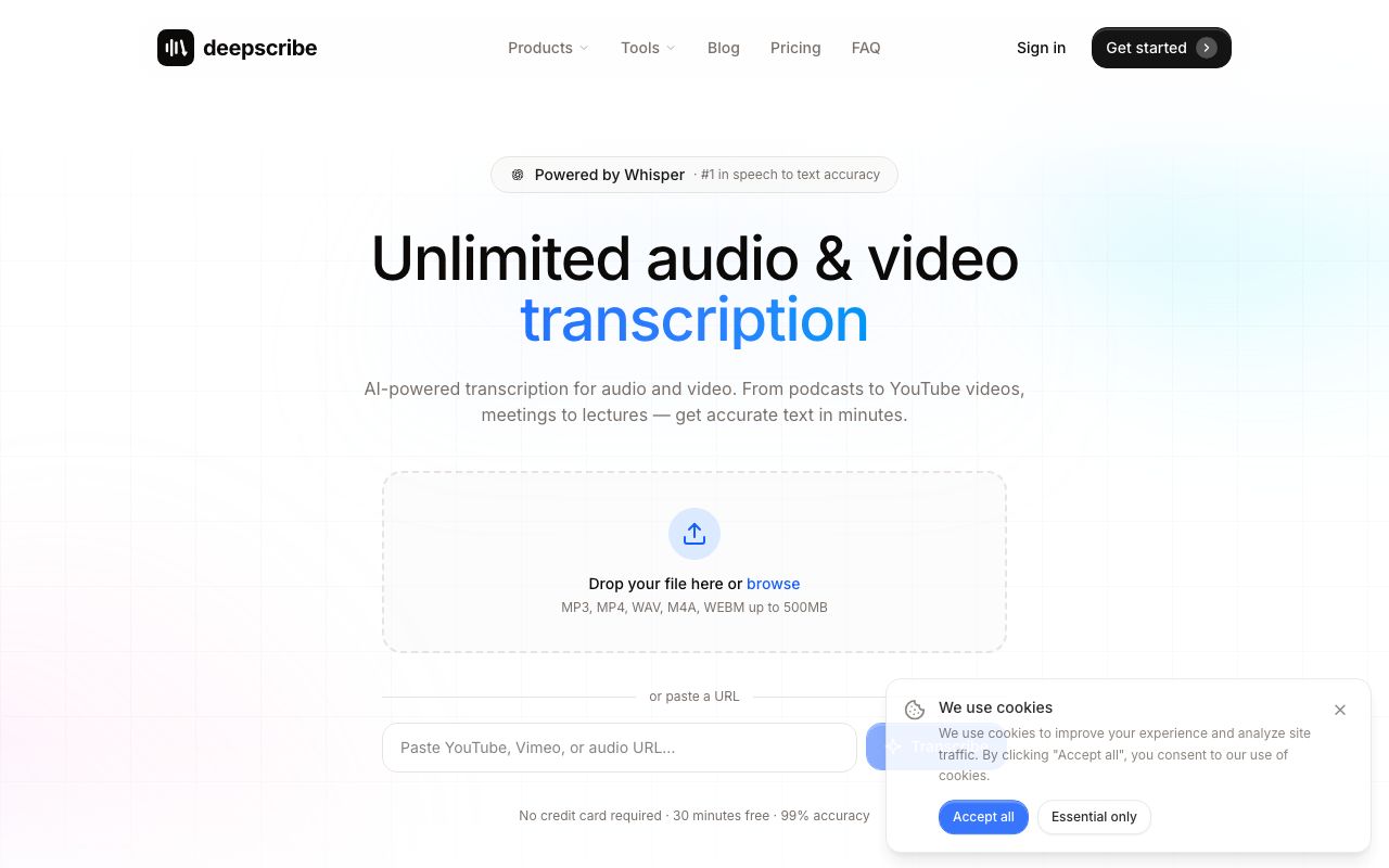 DeepScribe. Verified Reviews, Pros & Cons — zrzut ekranu interfejsu