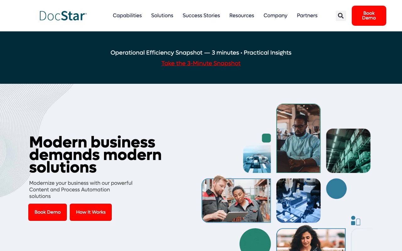 DocStar ECM — zrzut ekranu interfejsu