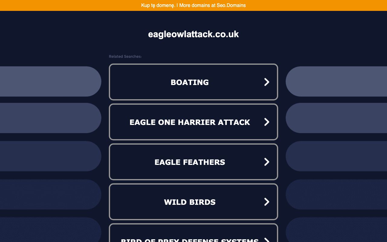 EagleOwl — zrzut ekranu interfejsu