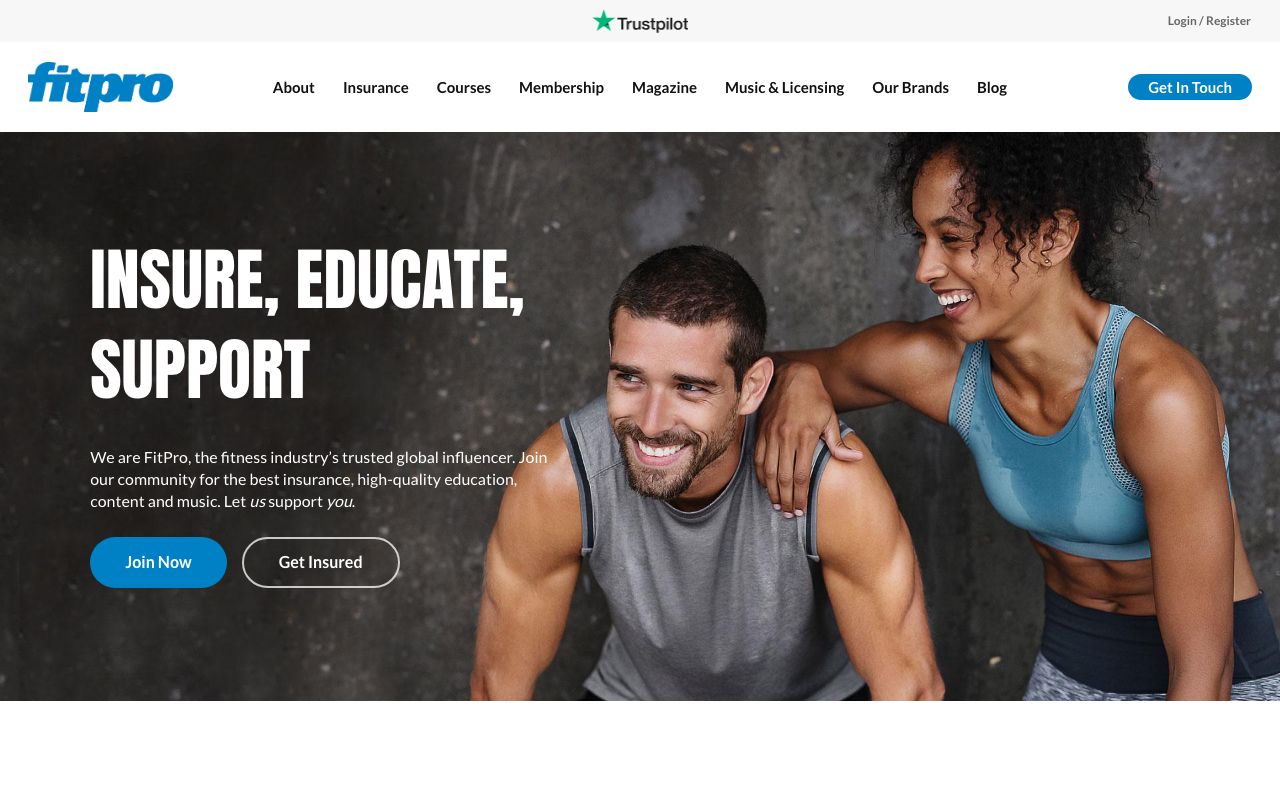 Fit Pro Tracker — zrzut ekranu interfejsu