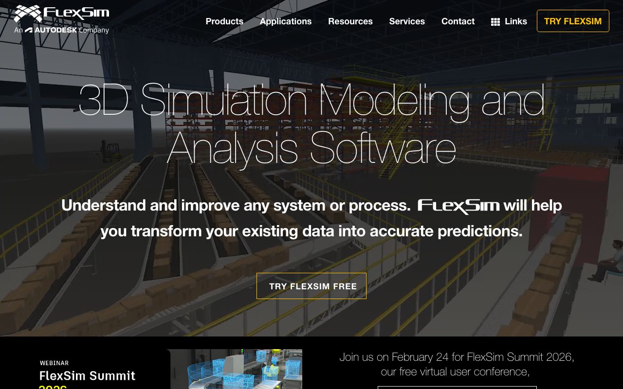 FlexSim 2025 Pricing, Features, Reviews & Alternatives — zrzut ekranu interfejsu