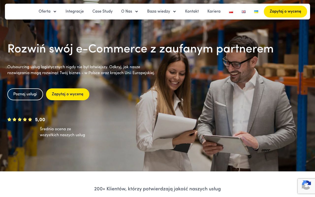 Fulfil.IO — zrzut ekranu interfejsu