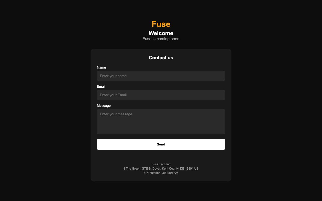 Fuse — zrzut ekranu interfejsu