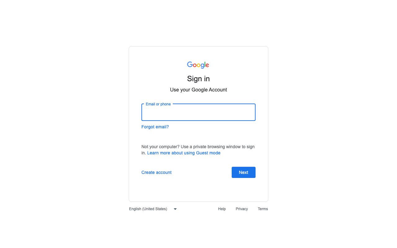 Google Docs — zrzut ekranu interfejsu