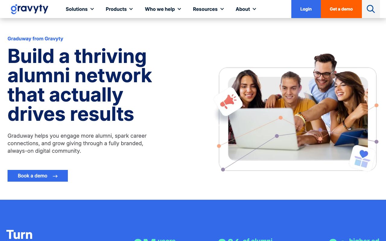 Graduway — zrzut ekranu interfejsu
