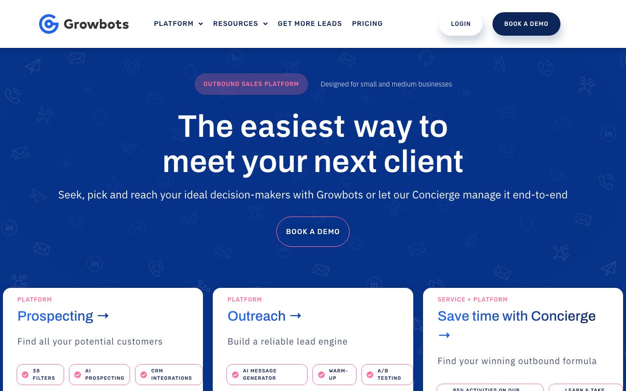 Growbots — zrzut ekranu interfejsu