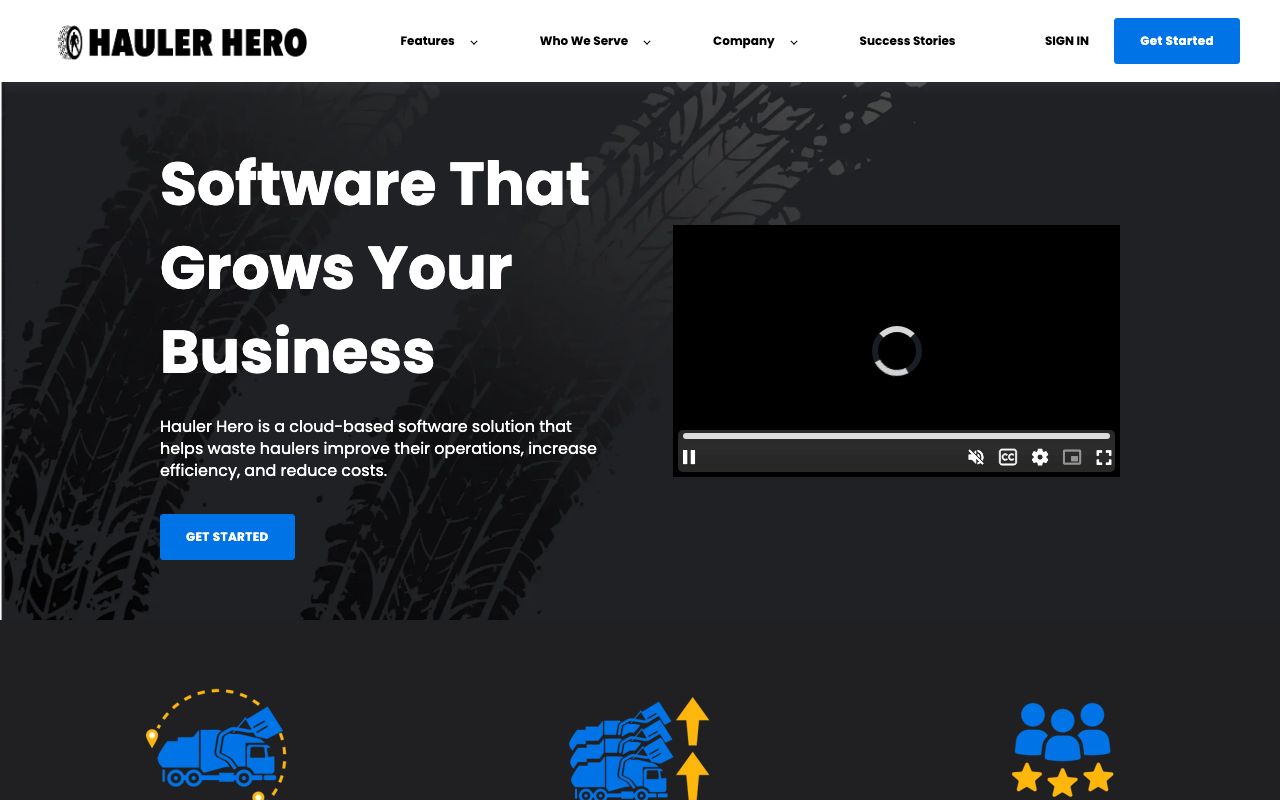 Hauler Hero — zrzut ekranu interfejsu