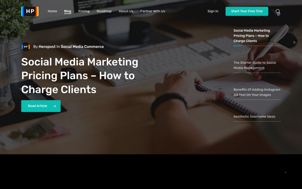 Heropost. Verified Reviews, Pros & Cons — zrzut ekranu interfejsu