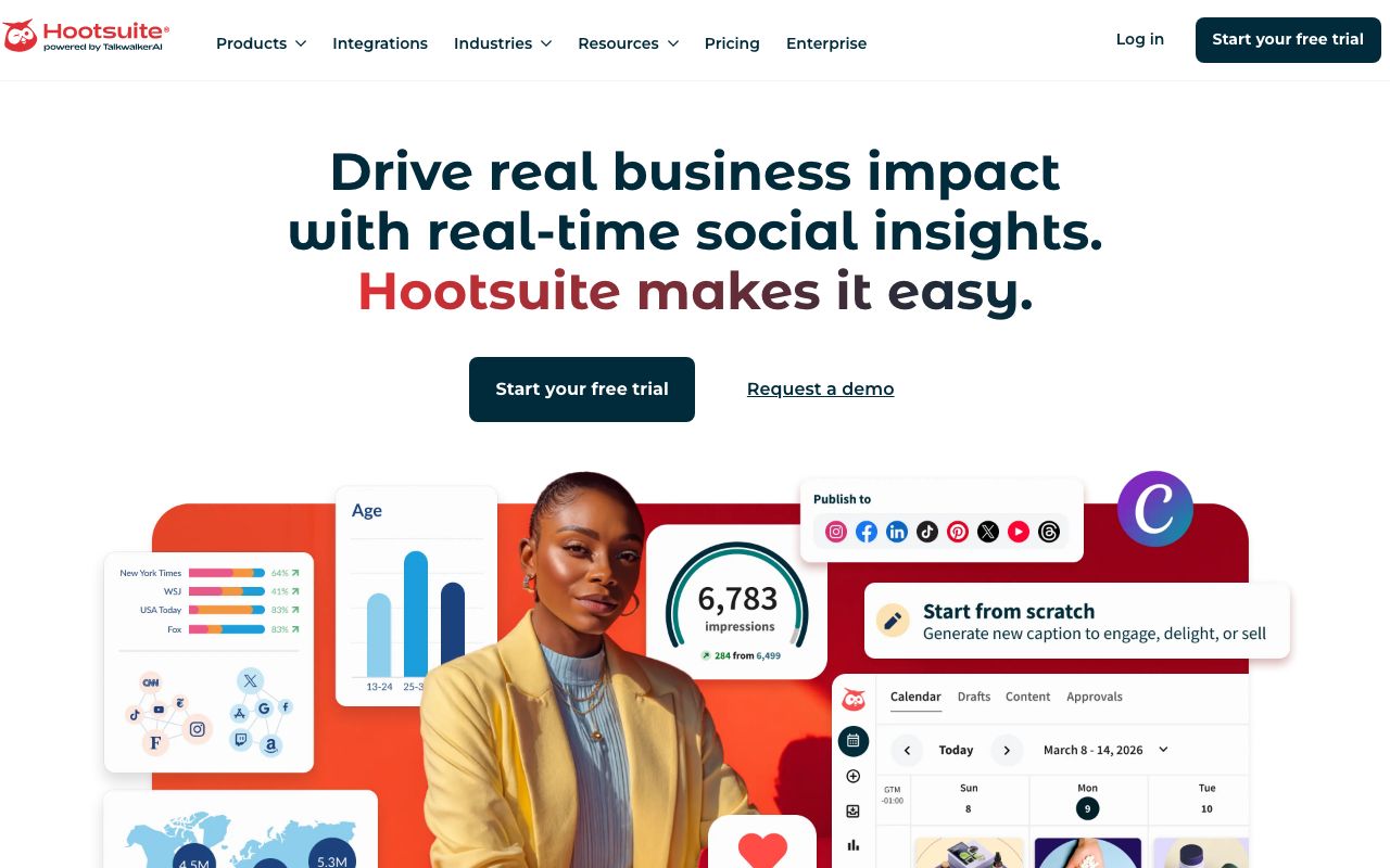 Hootsuite vs RecurPost - 2026 Comparison — zrzut ekranu interfejsu