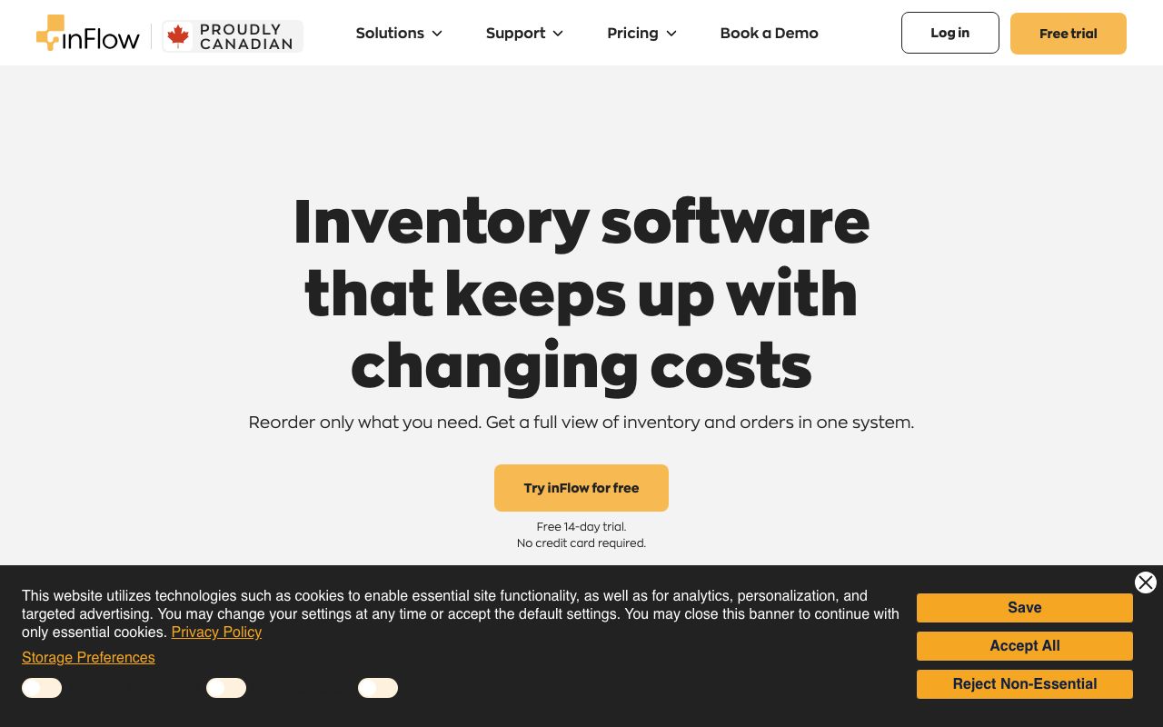 inFlow Inventory Software 2026: Features, Integrations ... — zrzut ekranu interfejsu