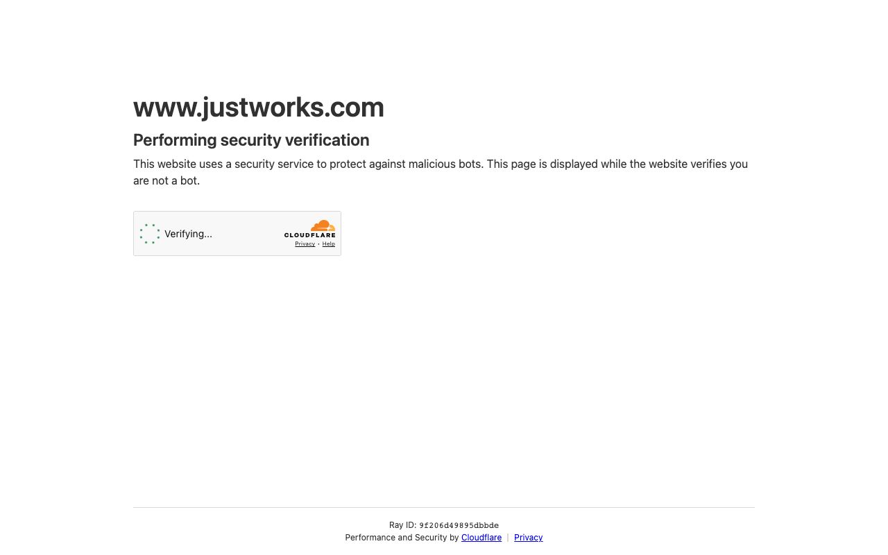 Justworks Payroll — zrzut ekranu interfejsu