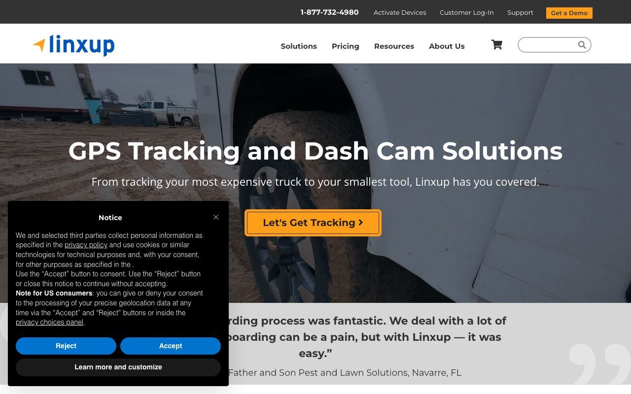 Linxup. Verified Reviews, Pros & Cons — zrzut ekranu interfejsu