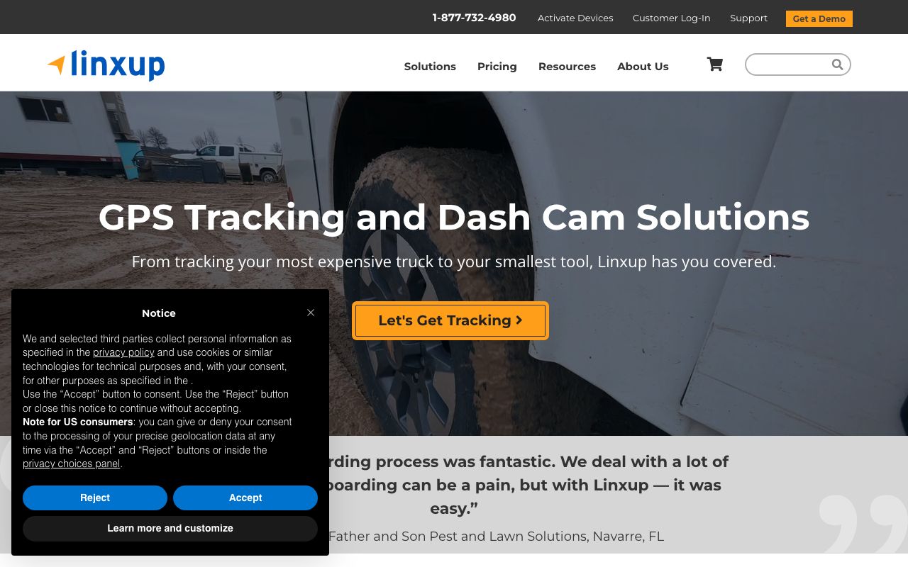 Linxup Reviews, Pros and Cons — zrzut ekranu interfejsu