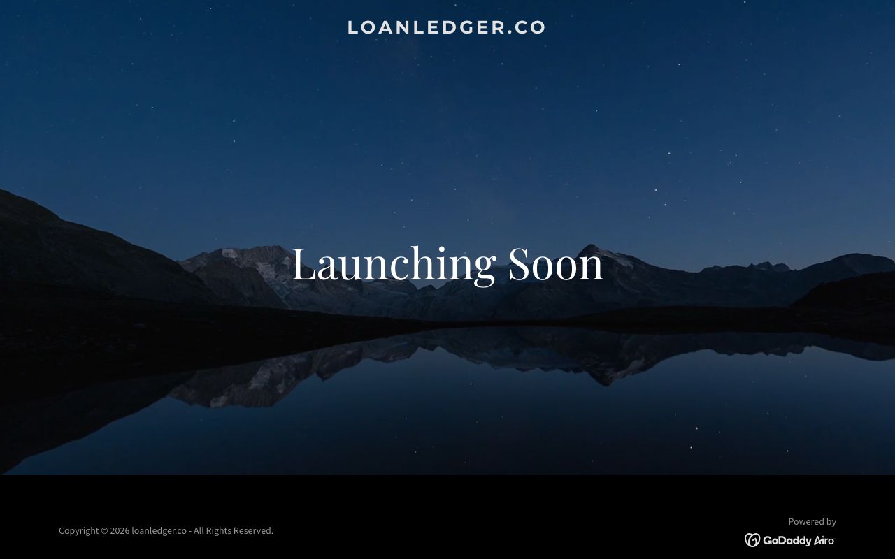 LOANLEDGER — zrzut ekranu interfejsu