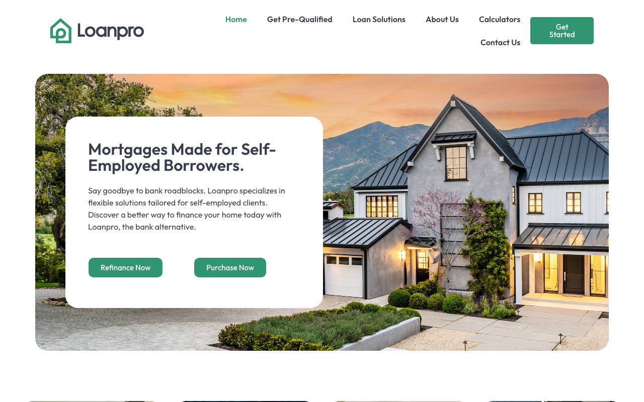 LoanPro. Verified Reviews, Pros & Cons — zrzut ekranu interfejsu