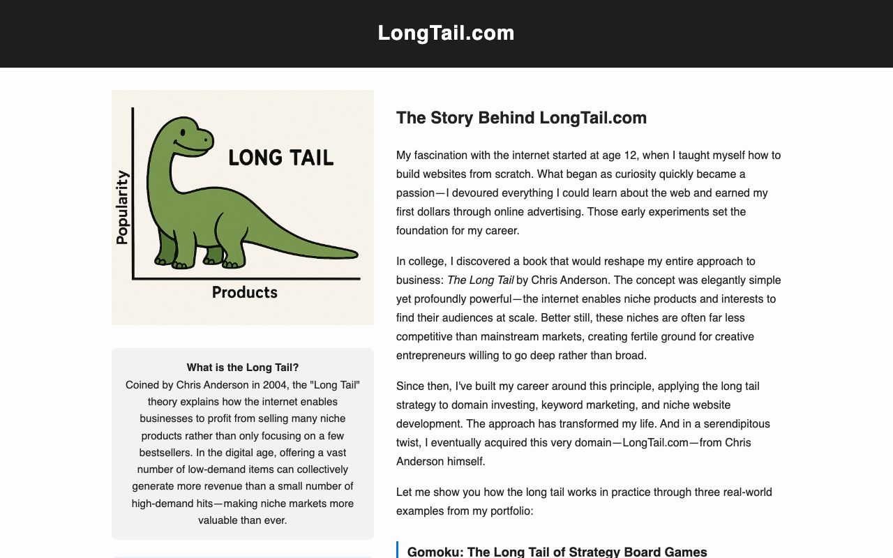 Long Tail Pro — zrzut ekranu interfejsu