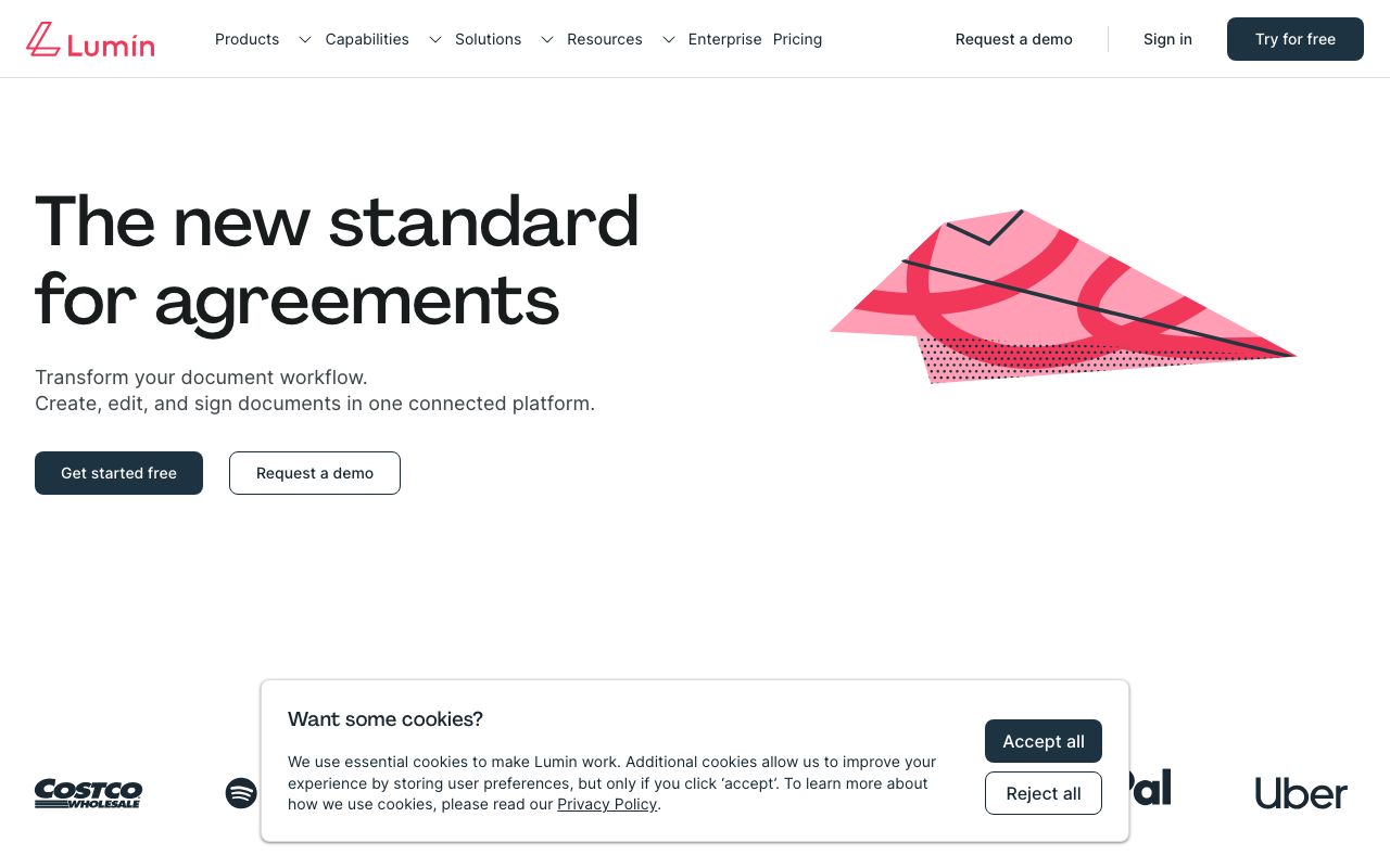 Lumin PDF. Verified Reviews, Pros & Cons — zrzut ekranu interfejsu