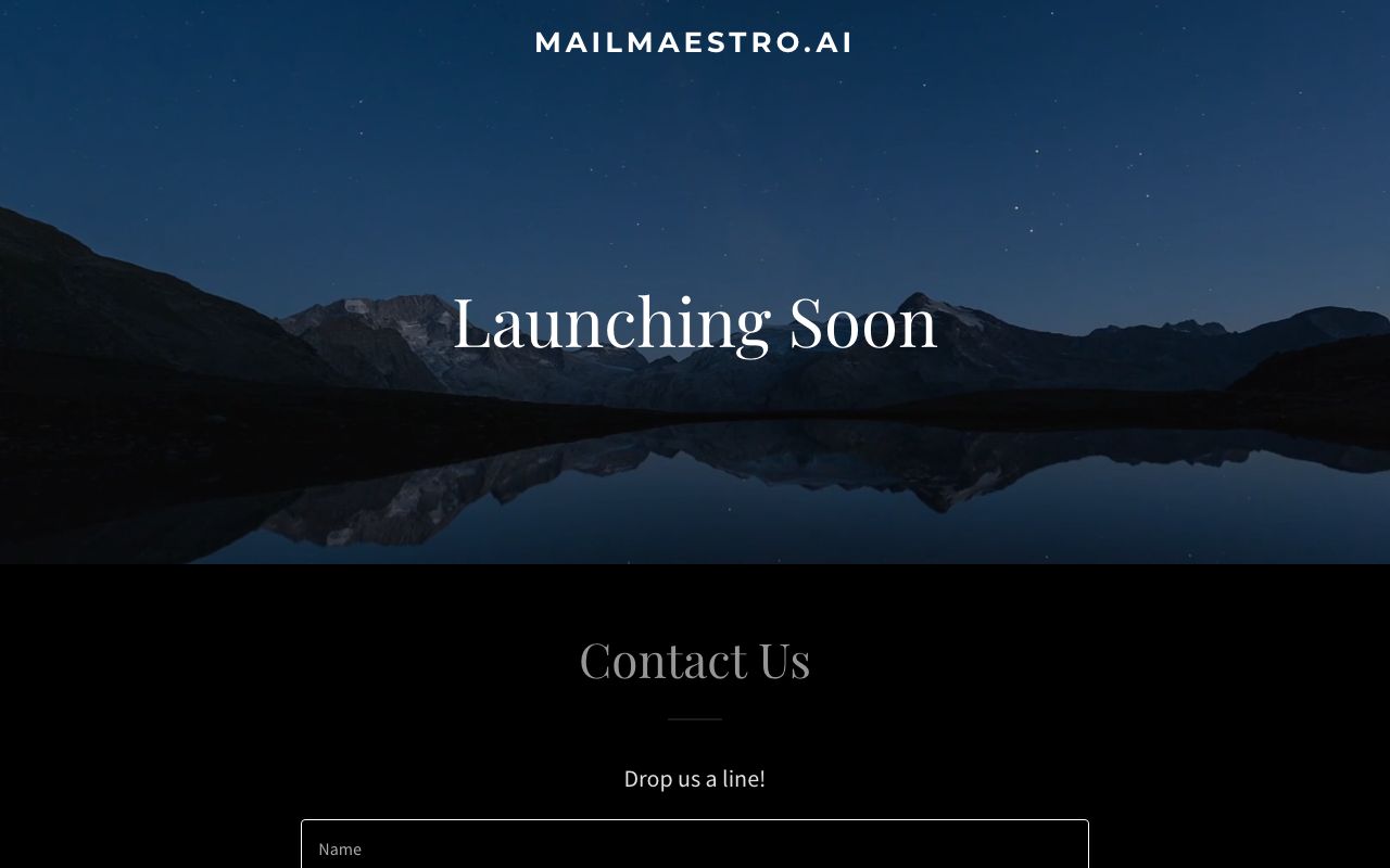 MailMaestro — zrzut ekranu interfejsu