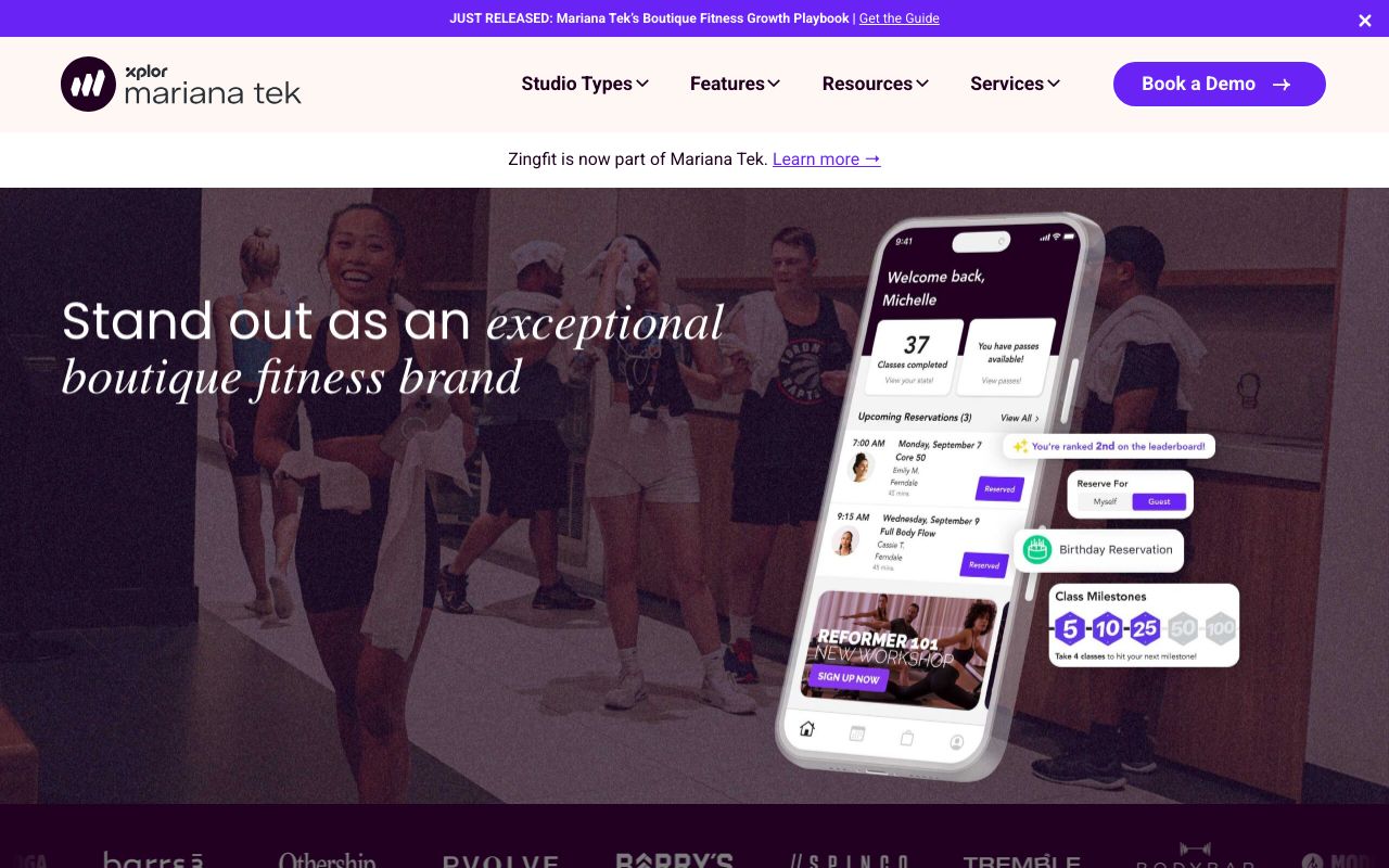 Mariana Tek. Verified Reviews, Pros & Cons — zrzut ekranu interfejsu