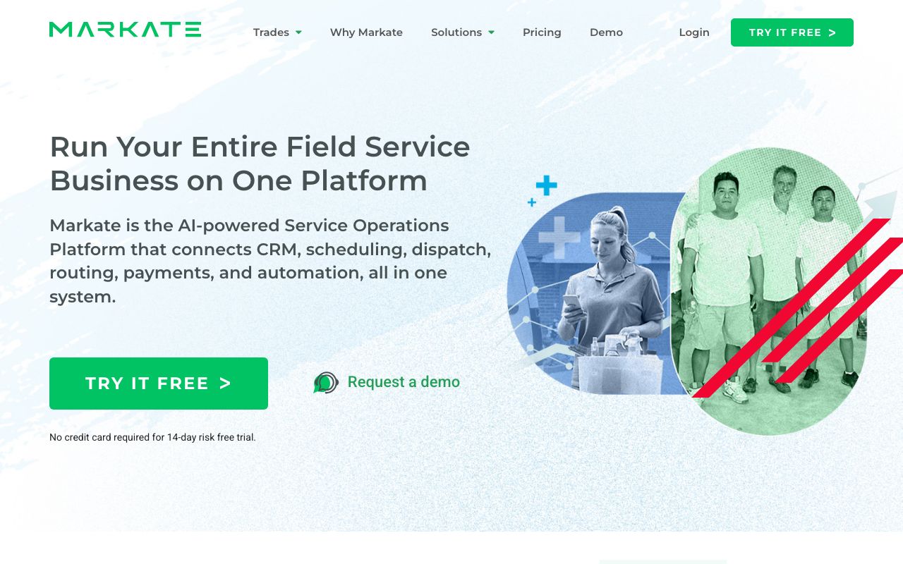 Markate. Verified Reviews, Pros & Cons — zrzut ekranu interfejsu