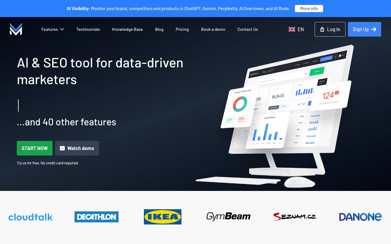 Marketing Miner — zrzut ekranu interfejsu