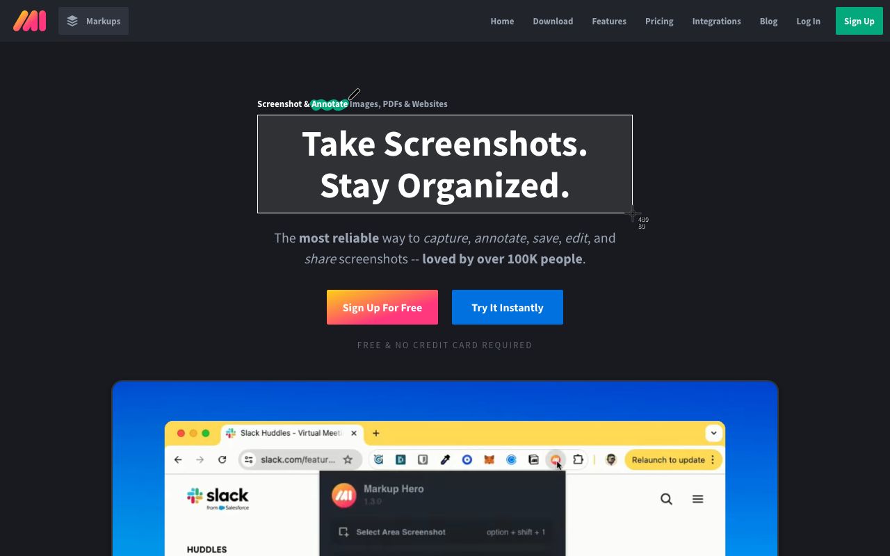 Markup Hero Reviews, Pros and Cons — zrzut ekranu interfejsu