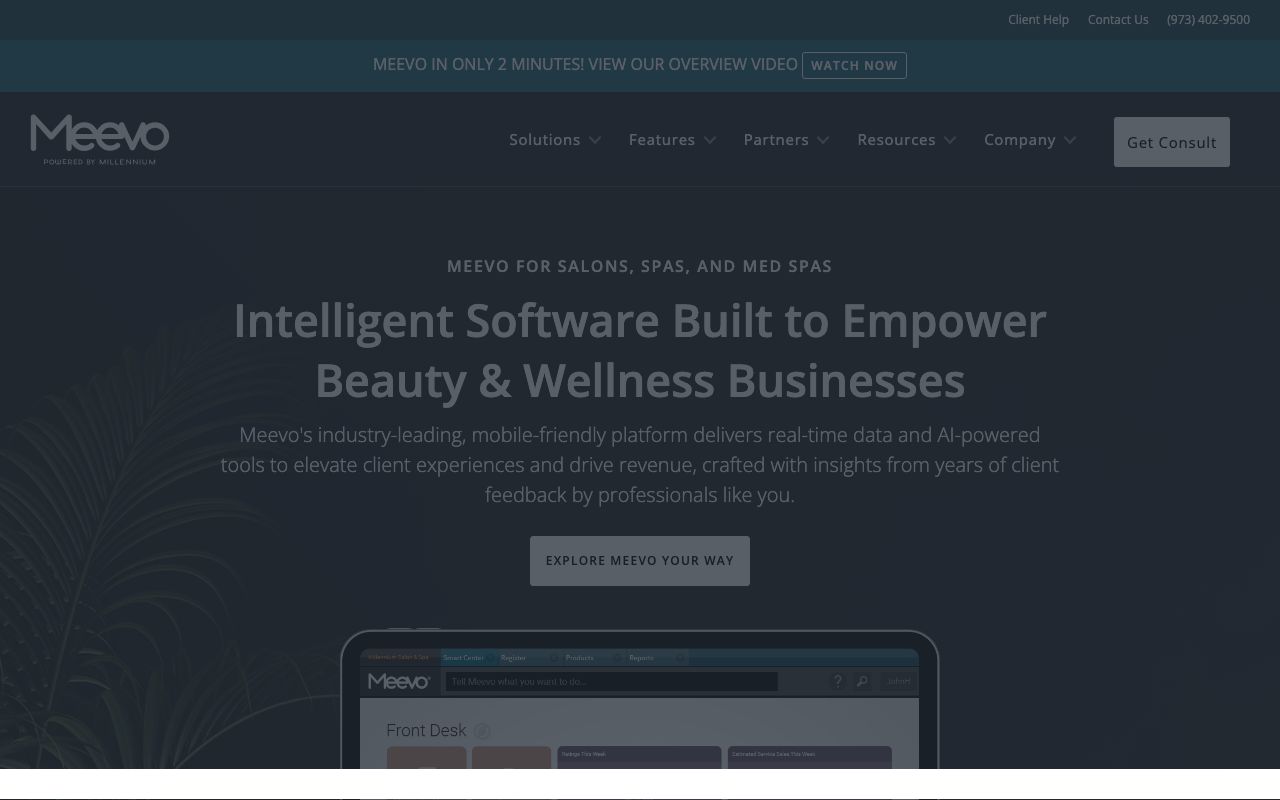 Meevo Reviews, Pros and Cons — zrzut ekranu interfejsu