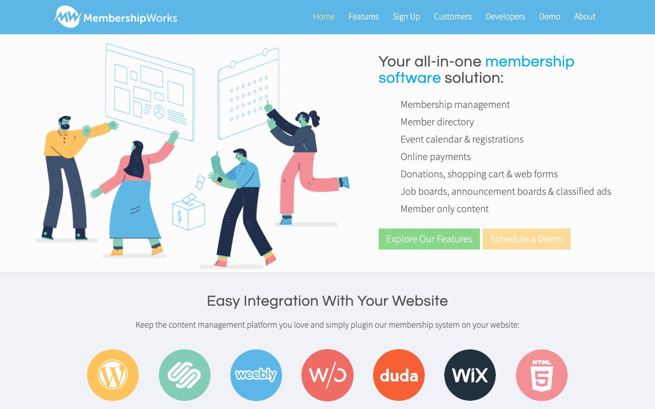 MembershipWorks. Verified Reviews, Pros ... — zrzut ekranu interfejsu