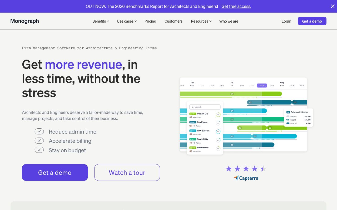 Monograph Software 2026: Features, Integrations, Pros & ... — zrzut ekranu interfejsu