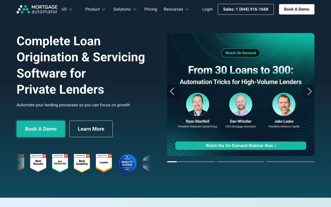 Mortgage Automator Software Pricing, Alternatives & More ... — zrzut ekranu interfejsu