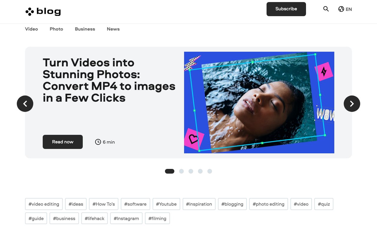 Movavi Video Editor Plus — zrzut ekranu interfejsu