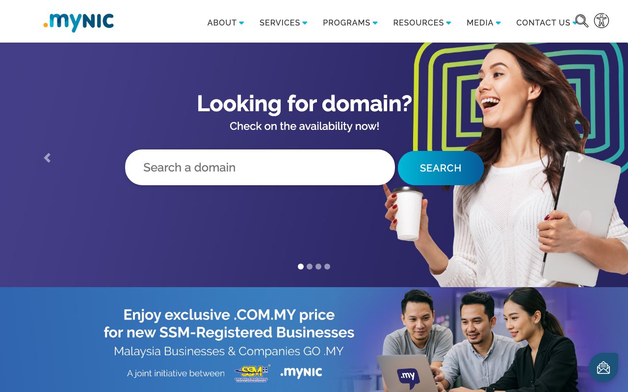 myBiz — zrzut ekranu interfejsu