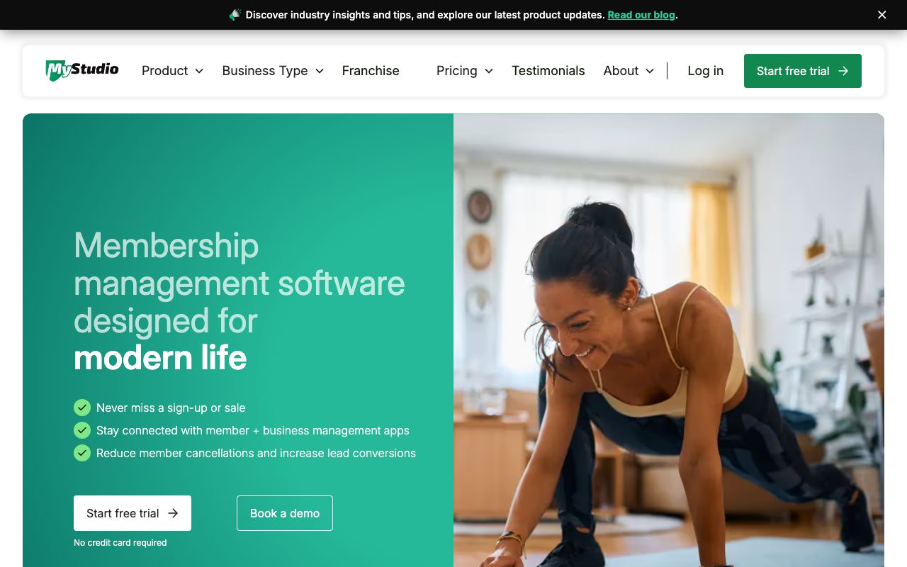 MyStudio — zrzut ekranu interfejsu