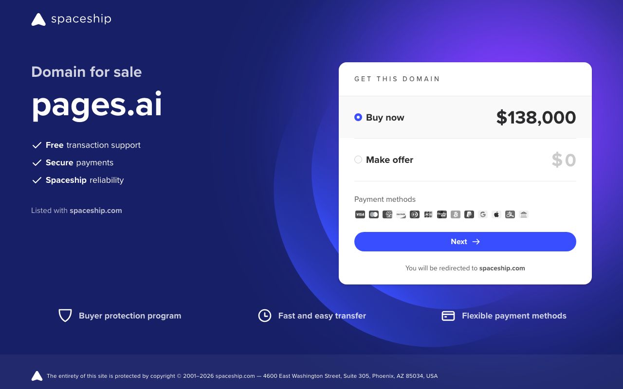 Pages — zrzut ekranu interfejsu